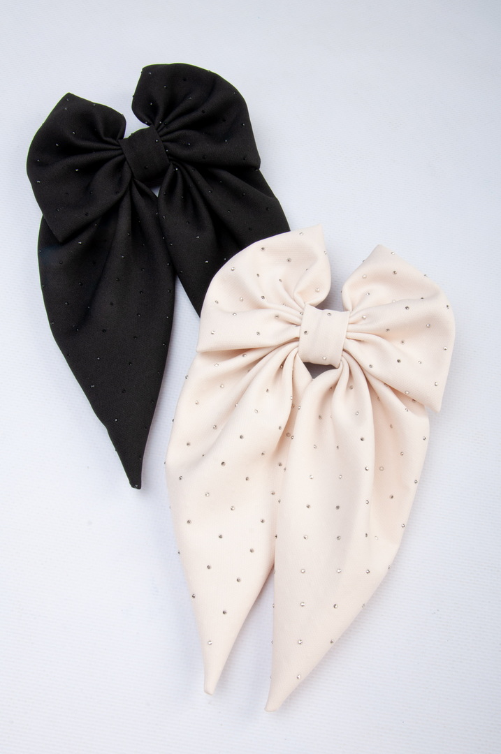 Заколка "Бант" зі стразами